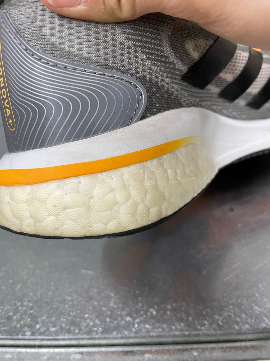 아디다스 슈퍼노바 그레이 플래시 오렌지 255 상품이미지8