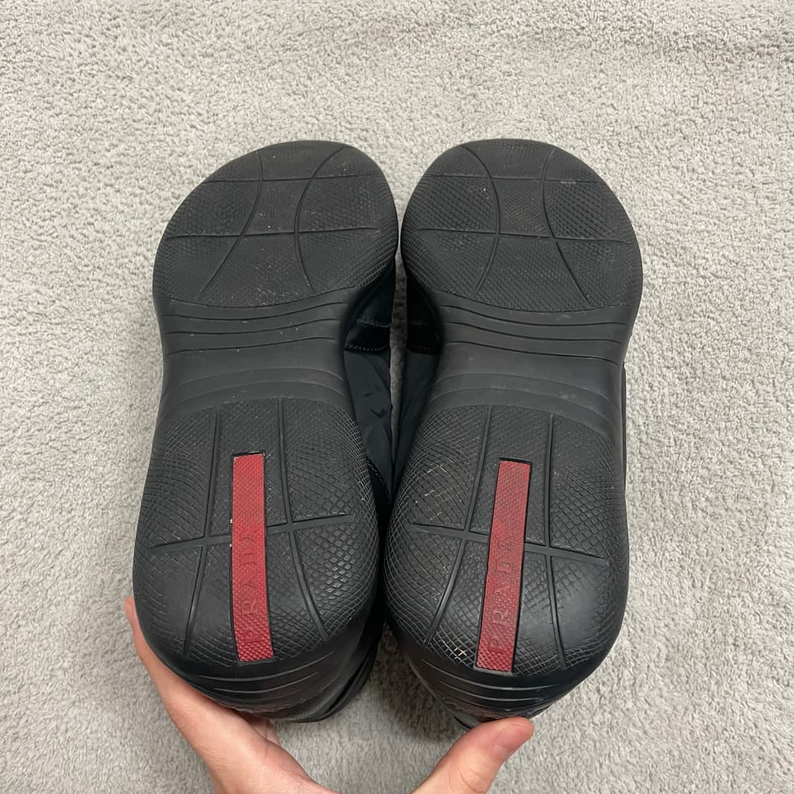 285~290) 프라다 스포츠 아카이브 나일론 스니커즈 블랙 상품이미지6