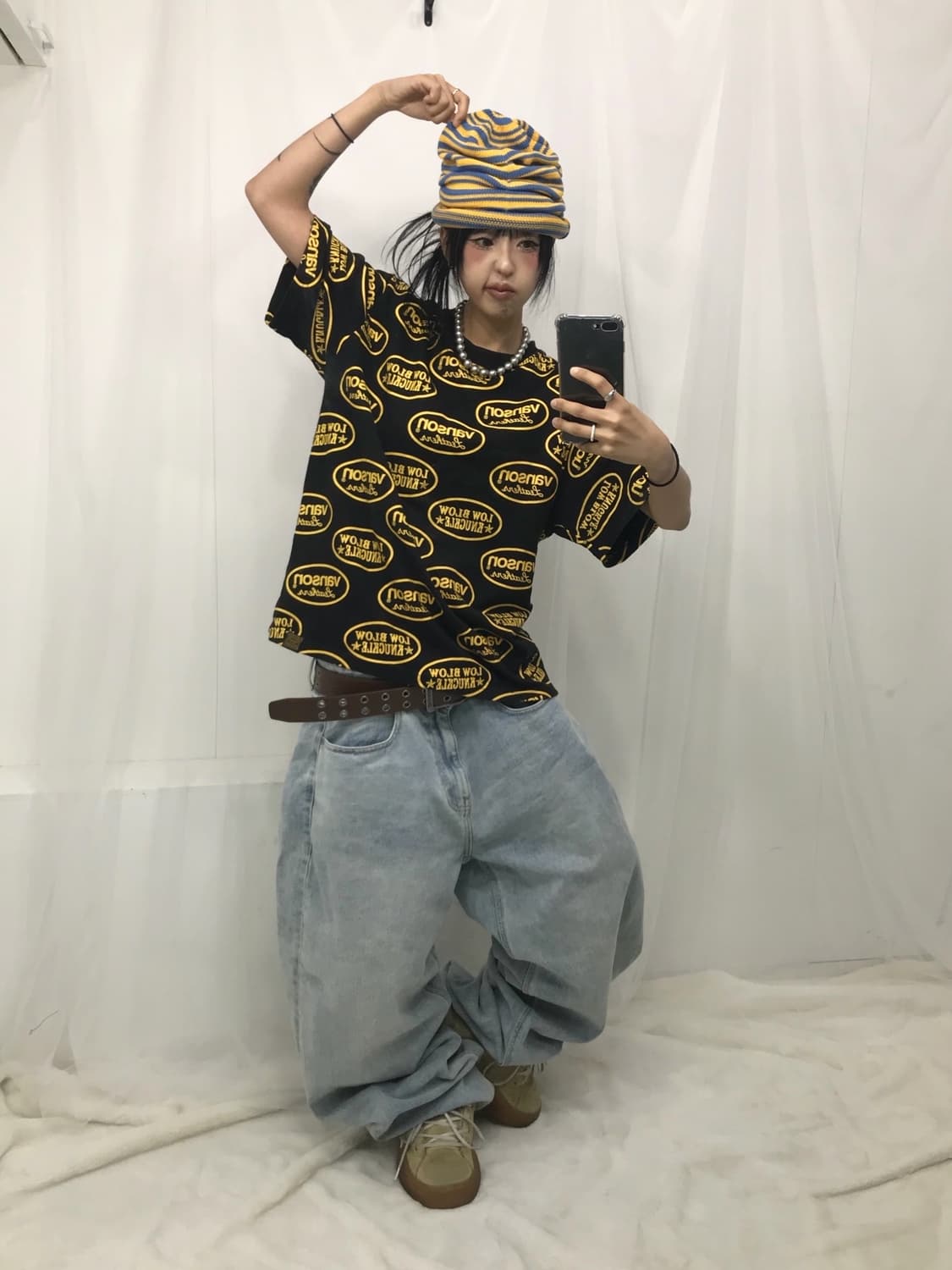 Vanson Leathers Full Logo T-shirt 상품이미지5