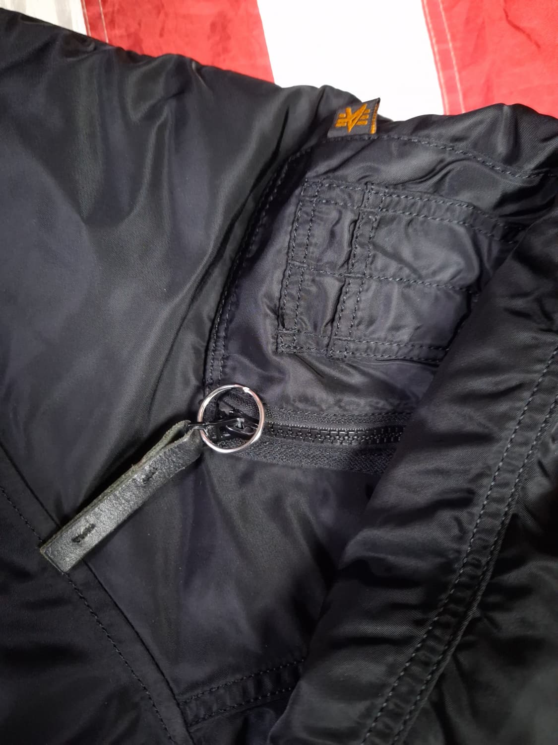 오리지날 민수용 알파사 블랙 N-2B 자켓 상품이미지2