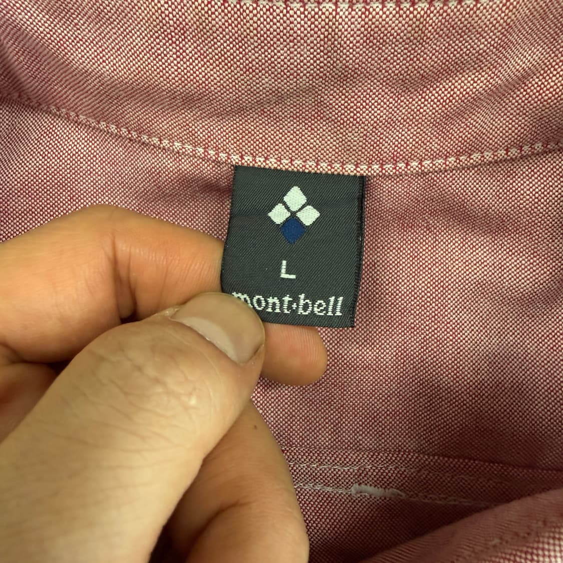 (L)JPN 몽벨 MONTBELL 버튼다운 옥스포드 셔츠(핑크) 상품이미지2