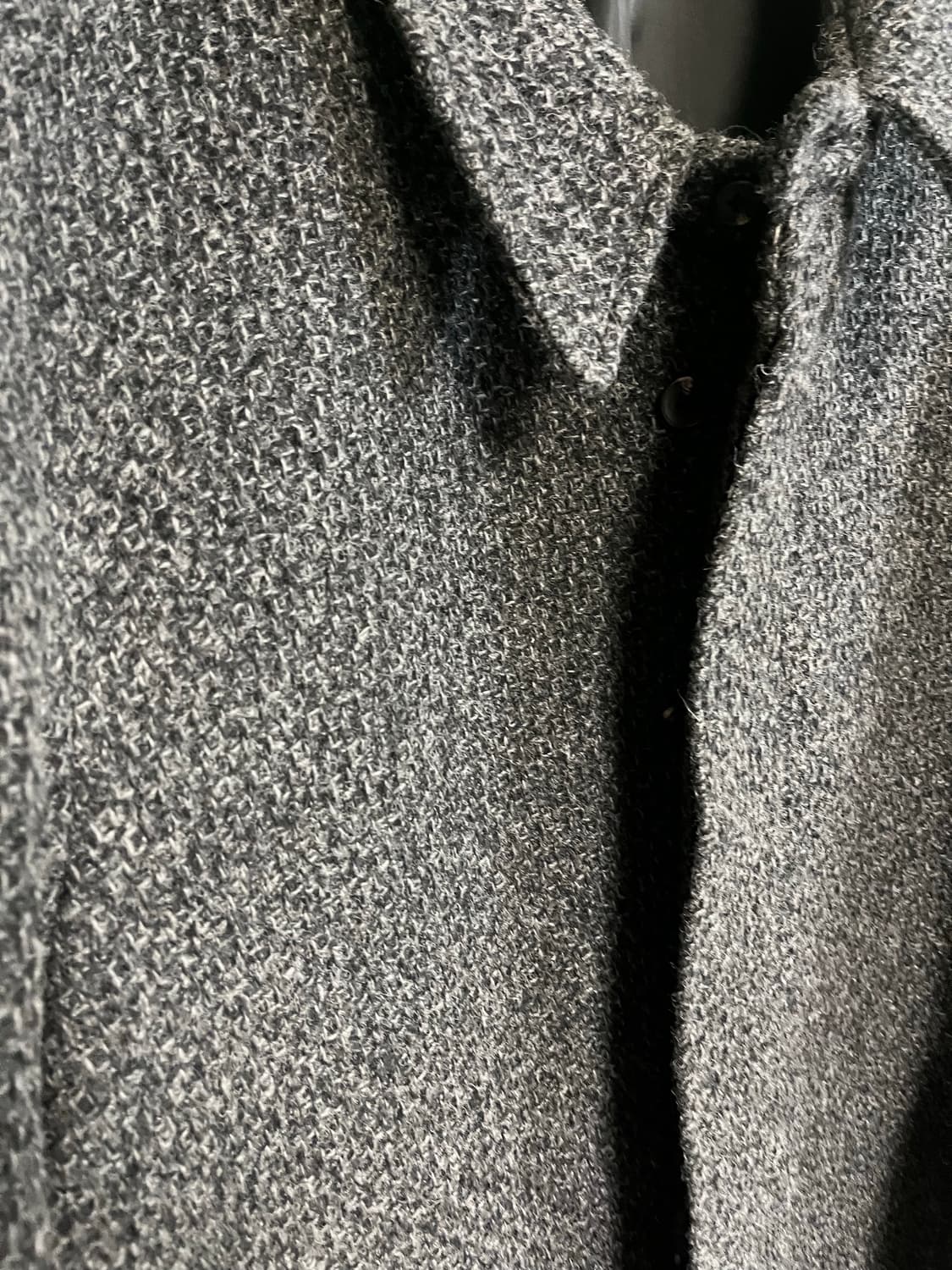 해칭룸 Balmacaan Coat - Charcoal Tweed  상품이미지4