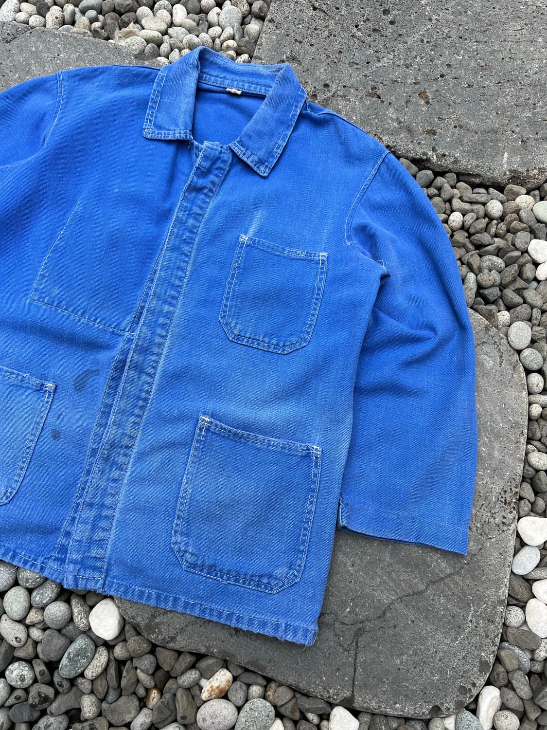 OLD VINTAG DISTRESSED FRENCH 빈티지프렌치워크자켓 상품이미지5