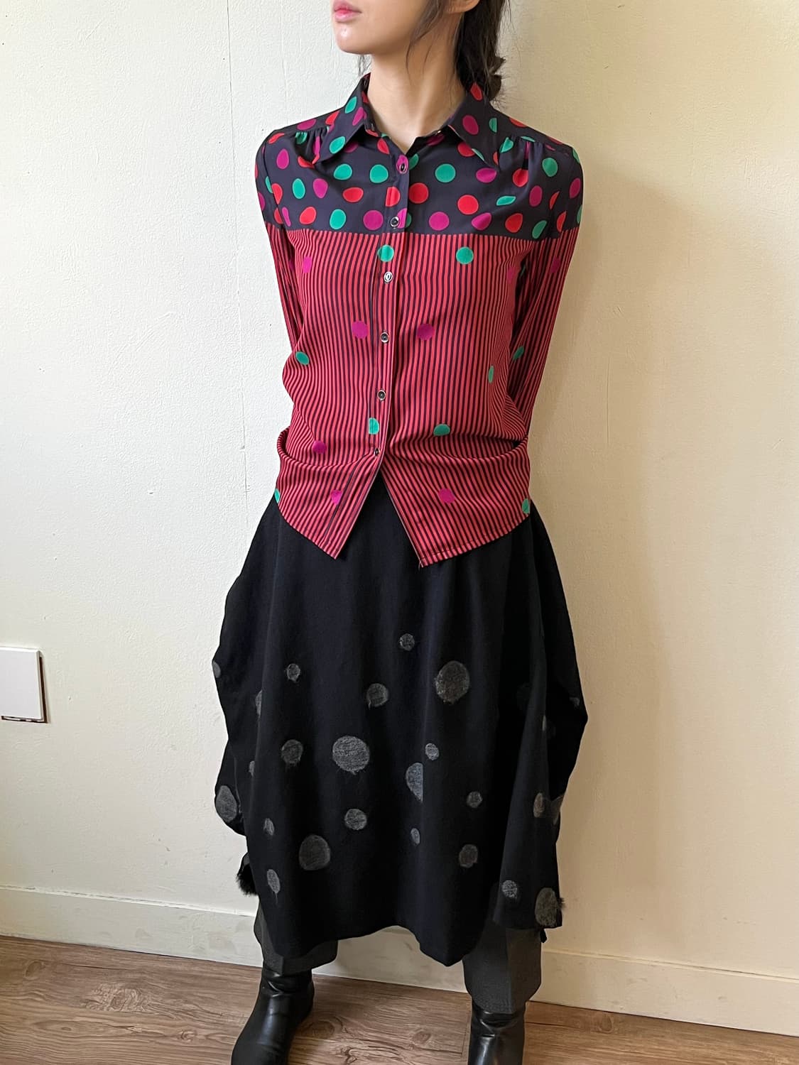 japan Vtg 아트 셔츠 상품이미지6