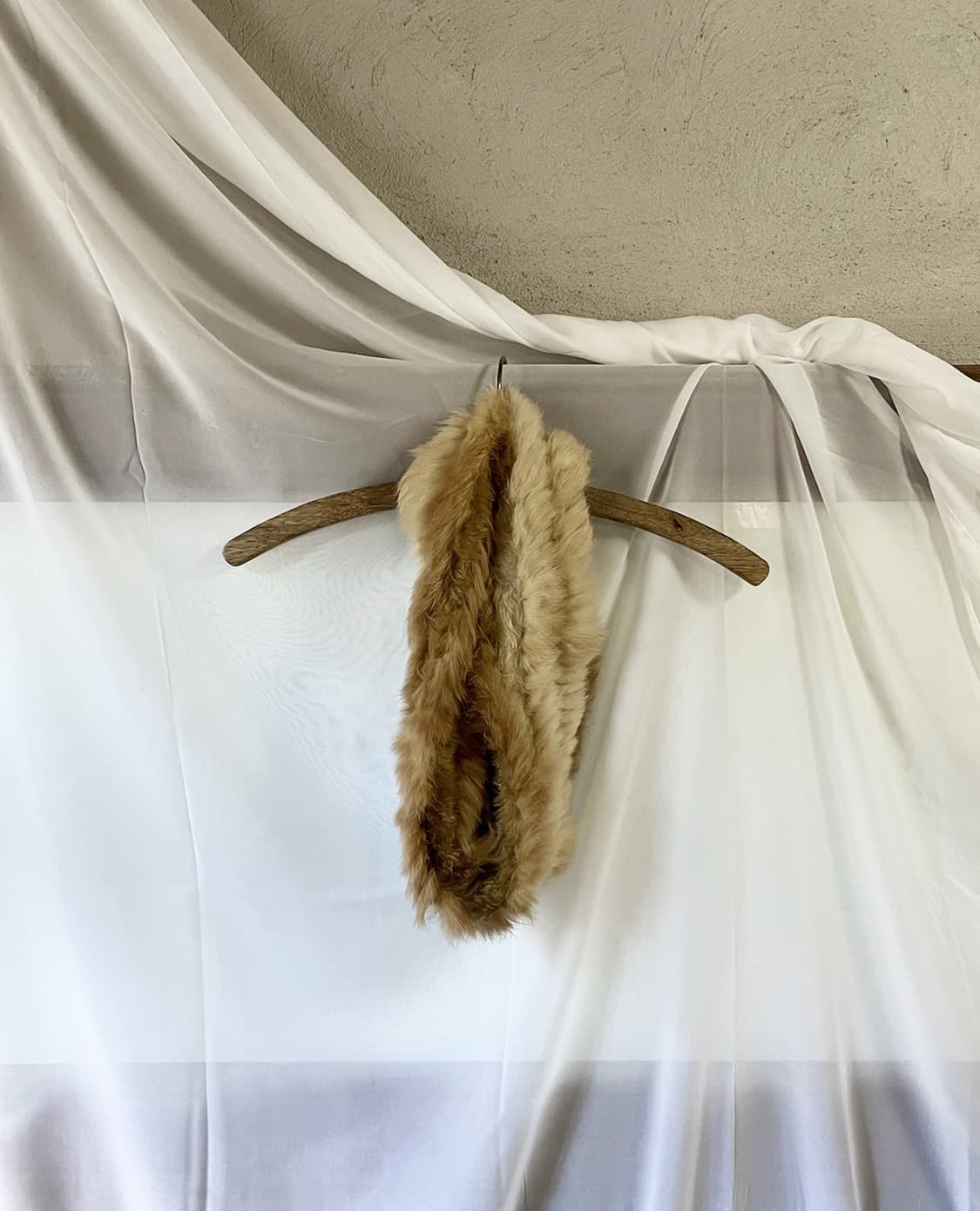 REFLECT brown fur muffler 상품이미지2