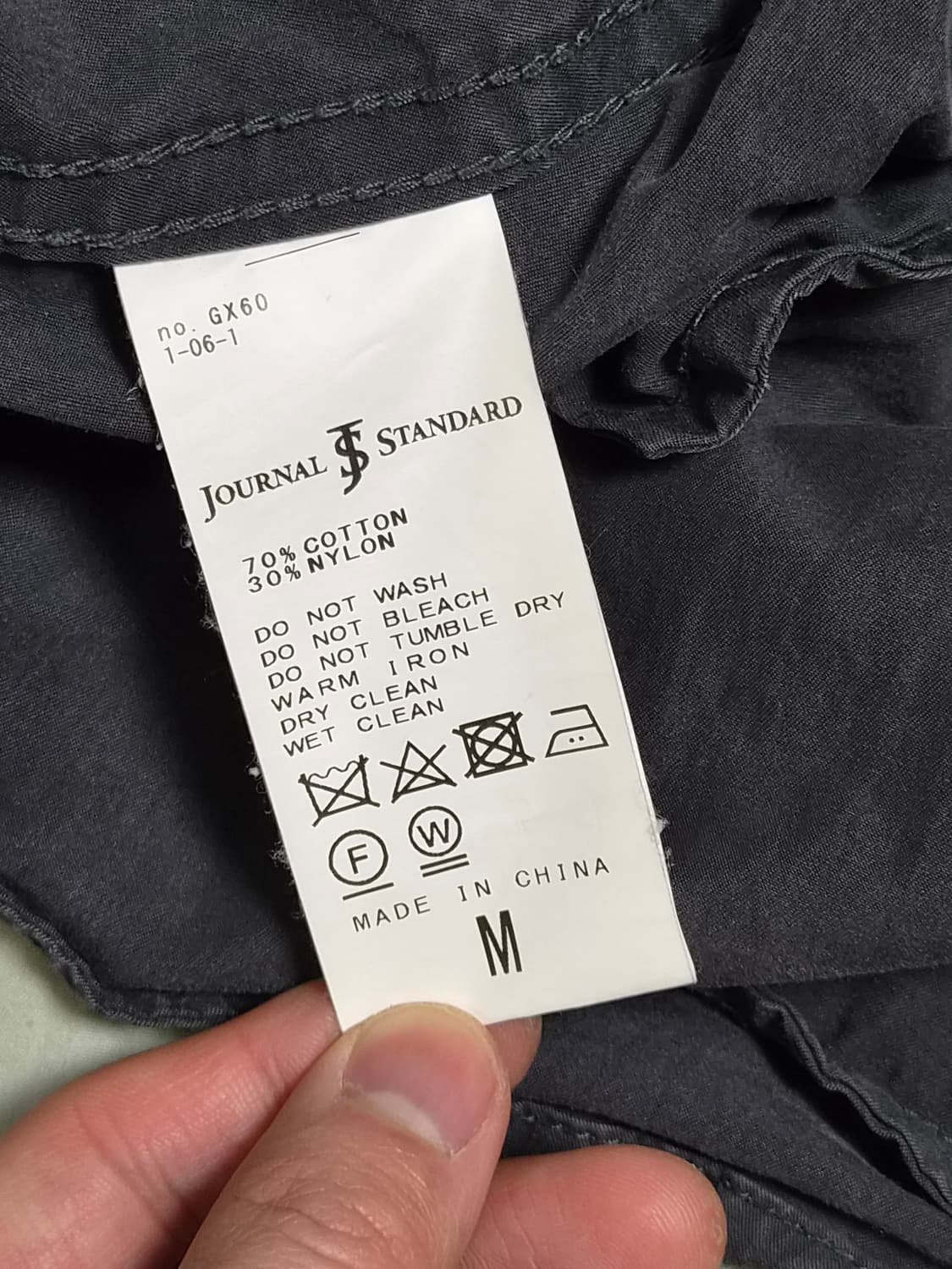 저널 스탠다드 M65 숏 모즈 가먼트 다이 자켓 상품이미지5