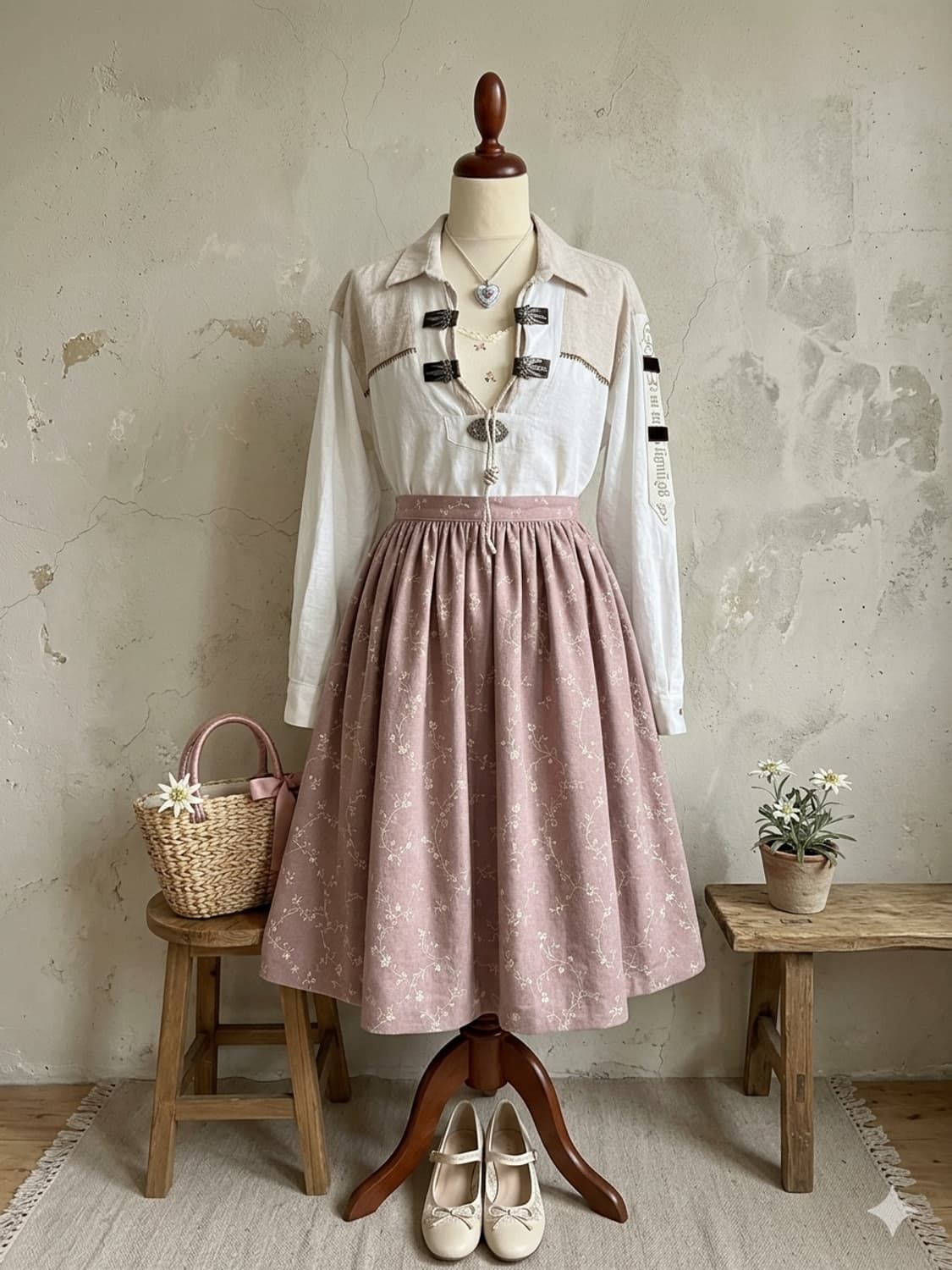 𝐄𝐮𝐫𝐨𝐩𝐞𝐚𝐧 티롤리언 린넨 셔츠 상품이미지2