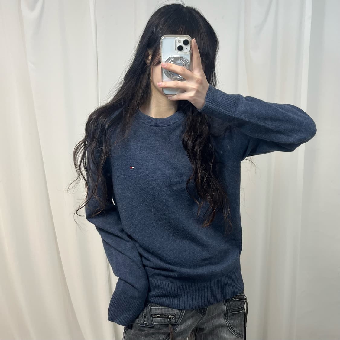 Tommy Hilfiger Navy Knit  상품이미지2