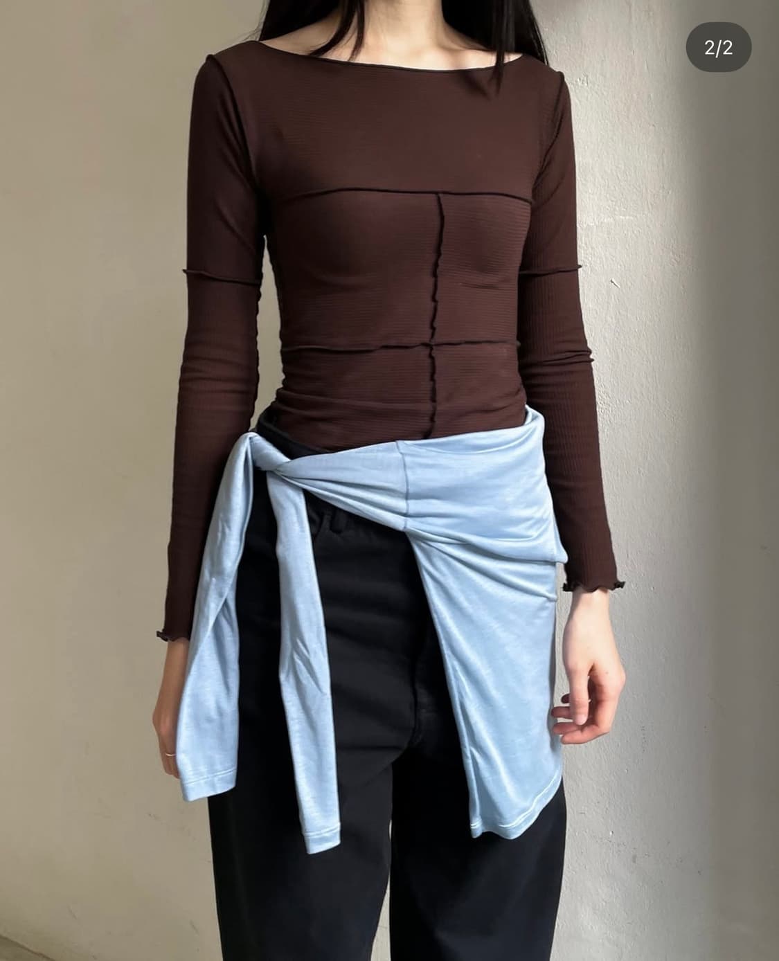 Baserange Cinder long sleeve 베이스레인지 신더 상품이미지1