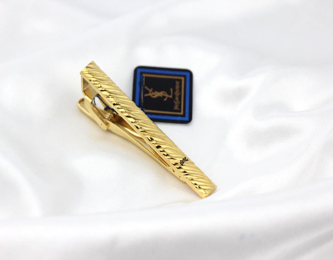 입생로랑 미사용 S등급 5.3cm 남자 명품 넥타이핀 빈티지 상품이미지2