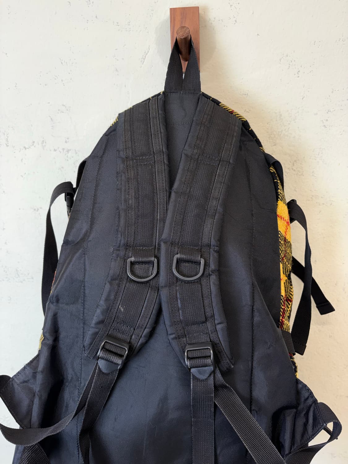해리스트위드 90s 빈티지 체크 트위드 마운틴 백팩 상품이미지6