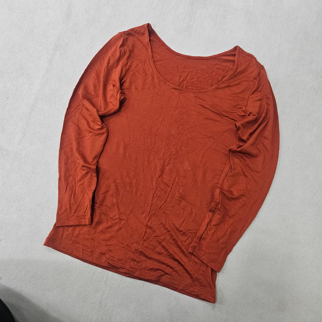 M 유니클로 히트텍 스쿱넥 롱슬리브 0402Y 상품이미지1