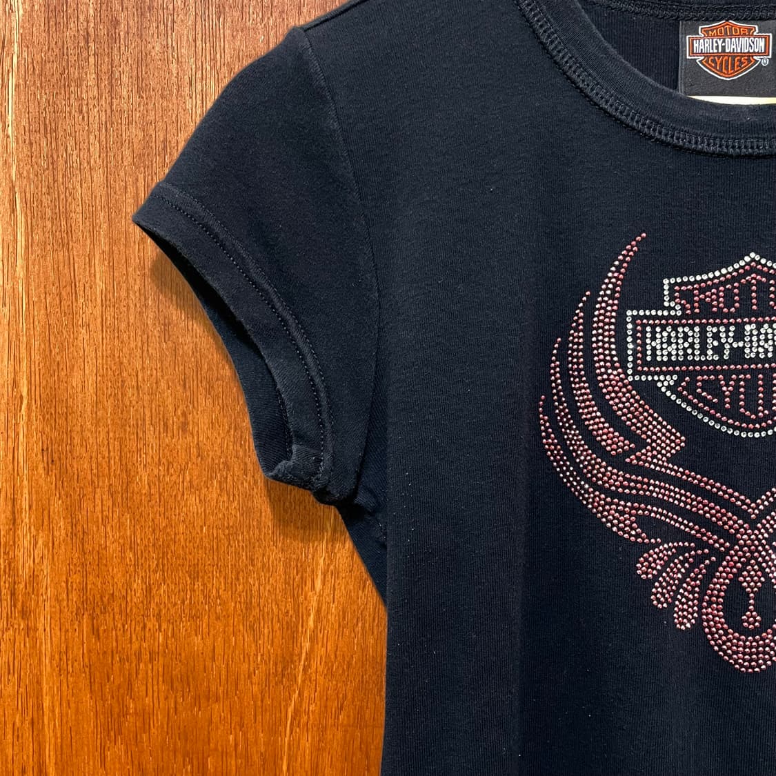 (S) USA Harley Davidson 할리 큐빅 반팔티 상품이미지3
