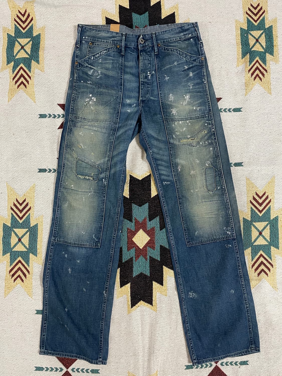 RRL 디스트레스드 카펜터 진 상품이미지1