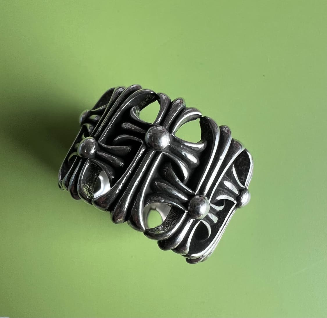 새상품] 일본 스트릿 써지컬스틸 반지 10호 상품이미지1