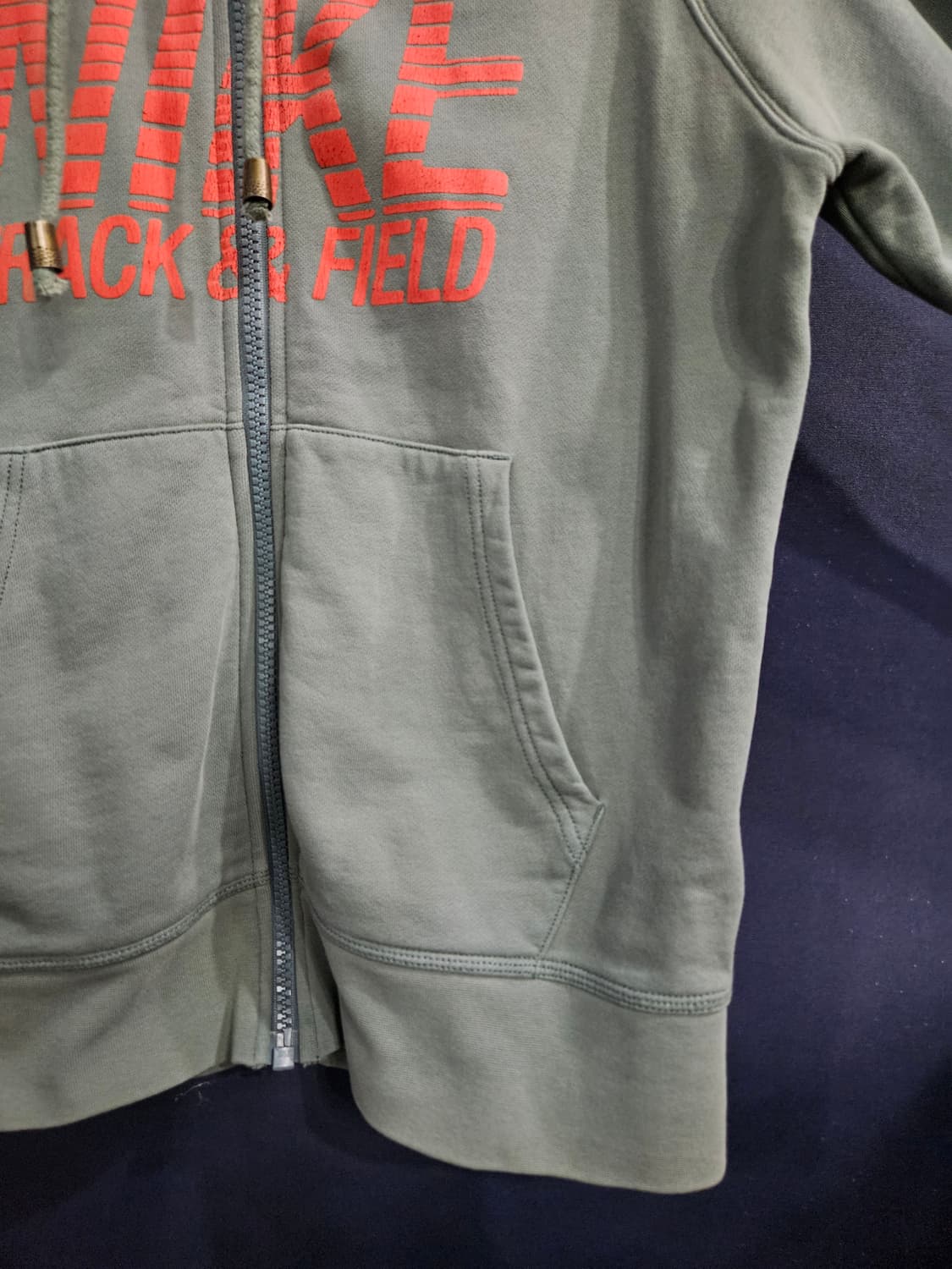 나이키 프린팅 라이트카키 남성 100 후드집업  상품이미지6