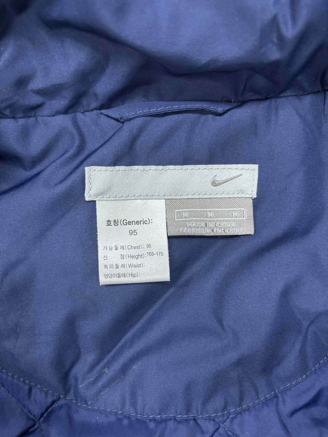 나이키 솔로 스우시 파이핑 네이비 올드스쿨 윈드브레이커 자켓 바람막이 희 상품이미지4
