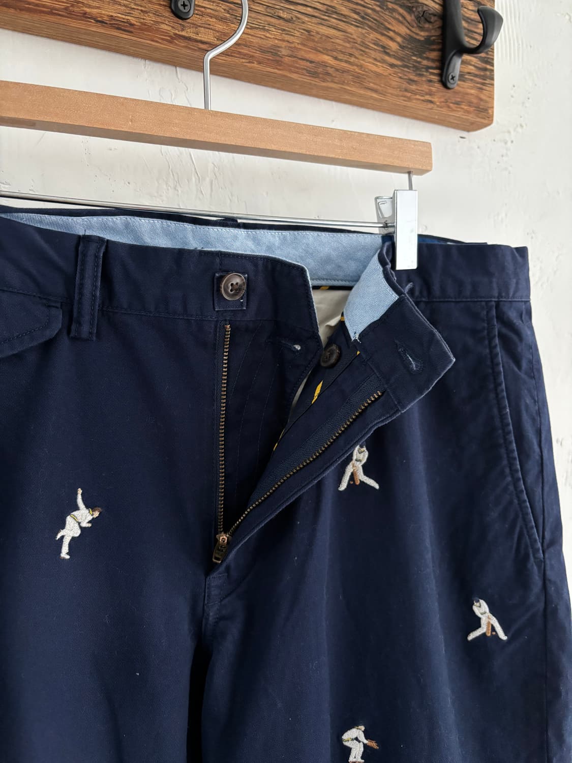 Polo 폴로 랄프로렌 QR신형 네이비 코튼 팬츠 상품이미지6
