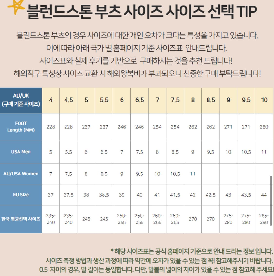 블런드 스톤 600 8.5 사이즈 상품이미지3