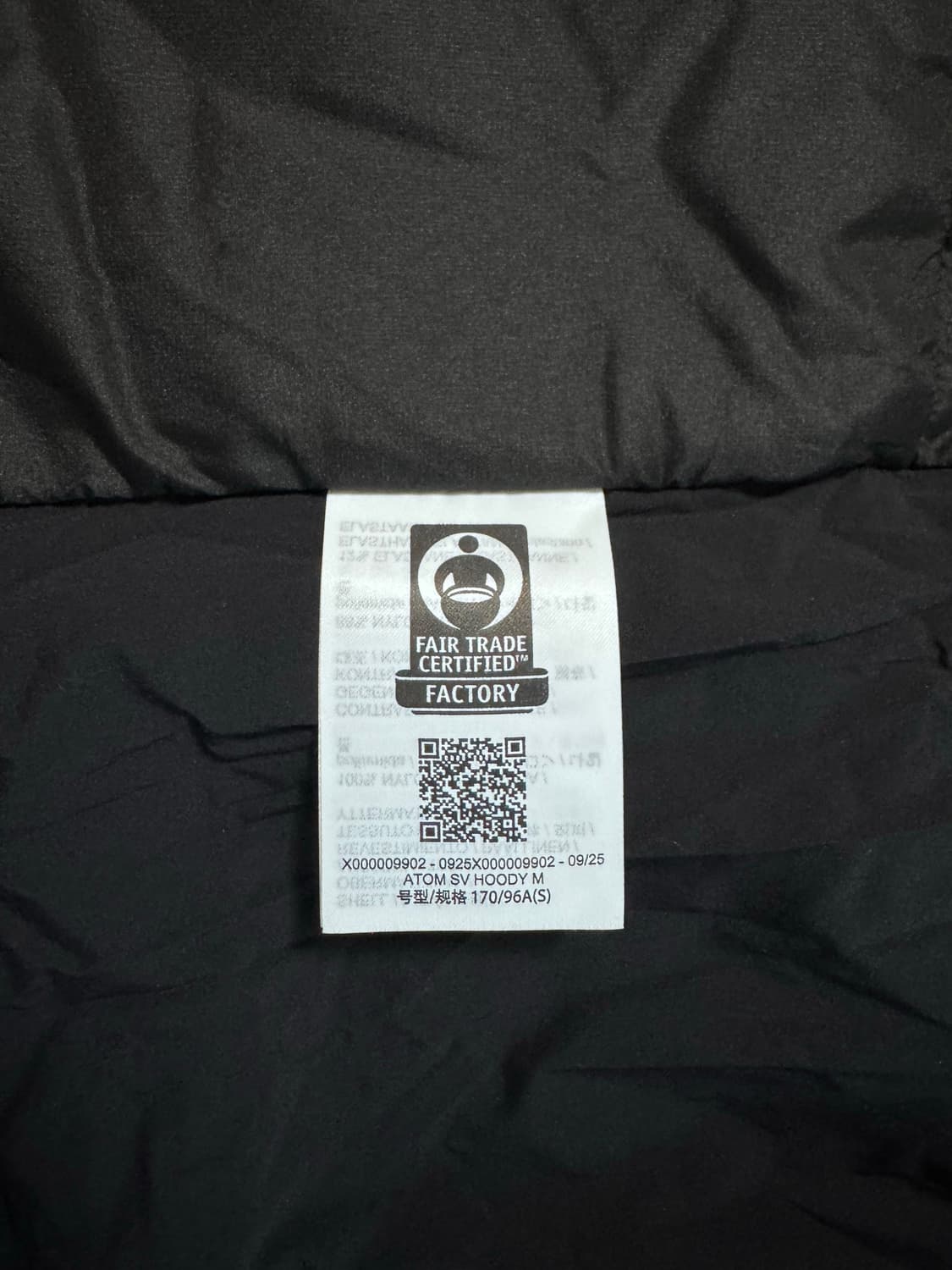 아크테릭스 아톰 SV 후디 블랙 S 상품이미지10