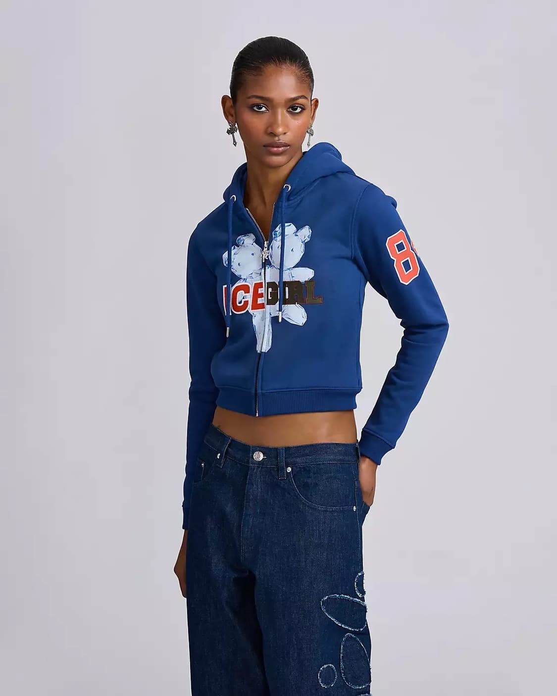 헤븐 아이스걸 후드 집업 상품이미지4