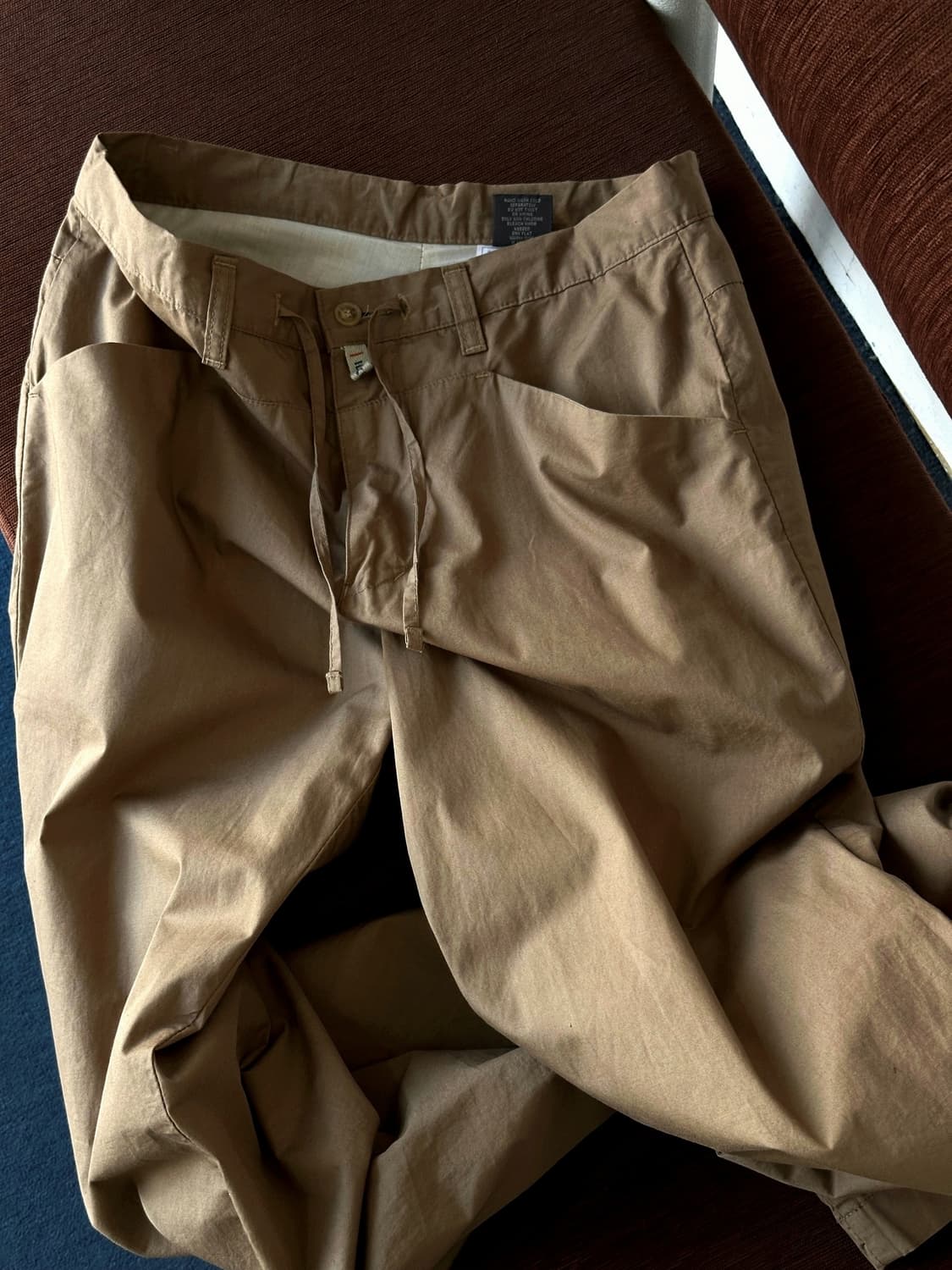 Natural high count cotton chino pants 상품이미지2