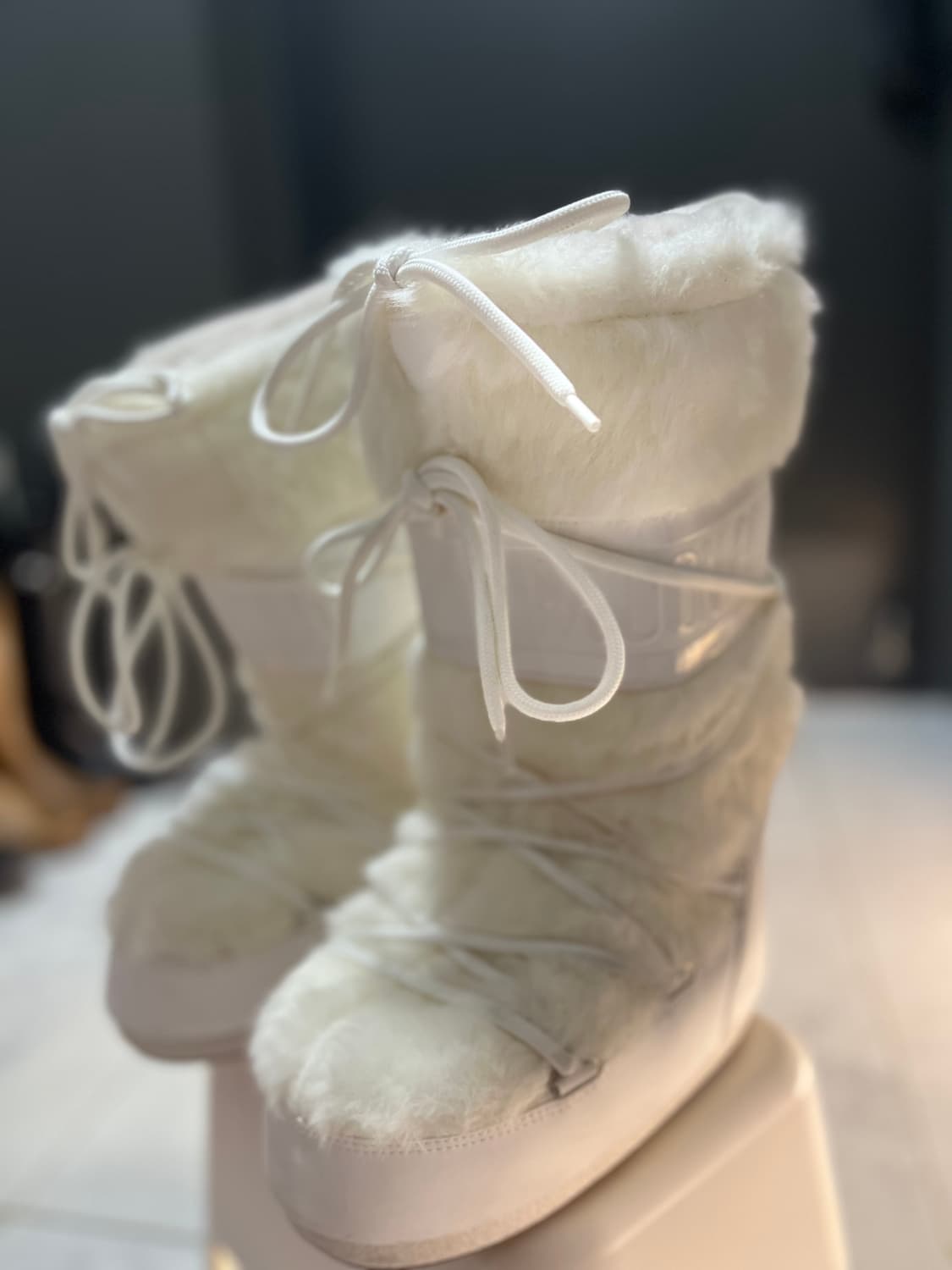 문부츠 퍼 화이트35/38 상품이미지2