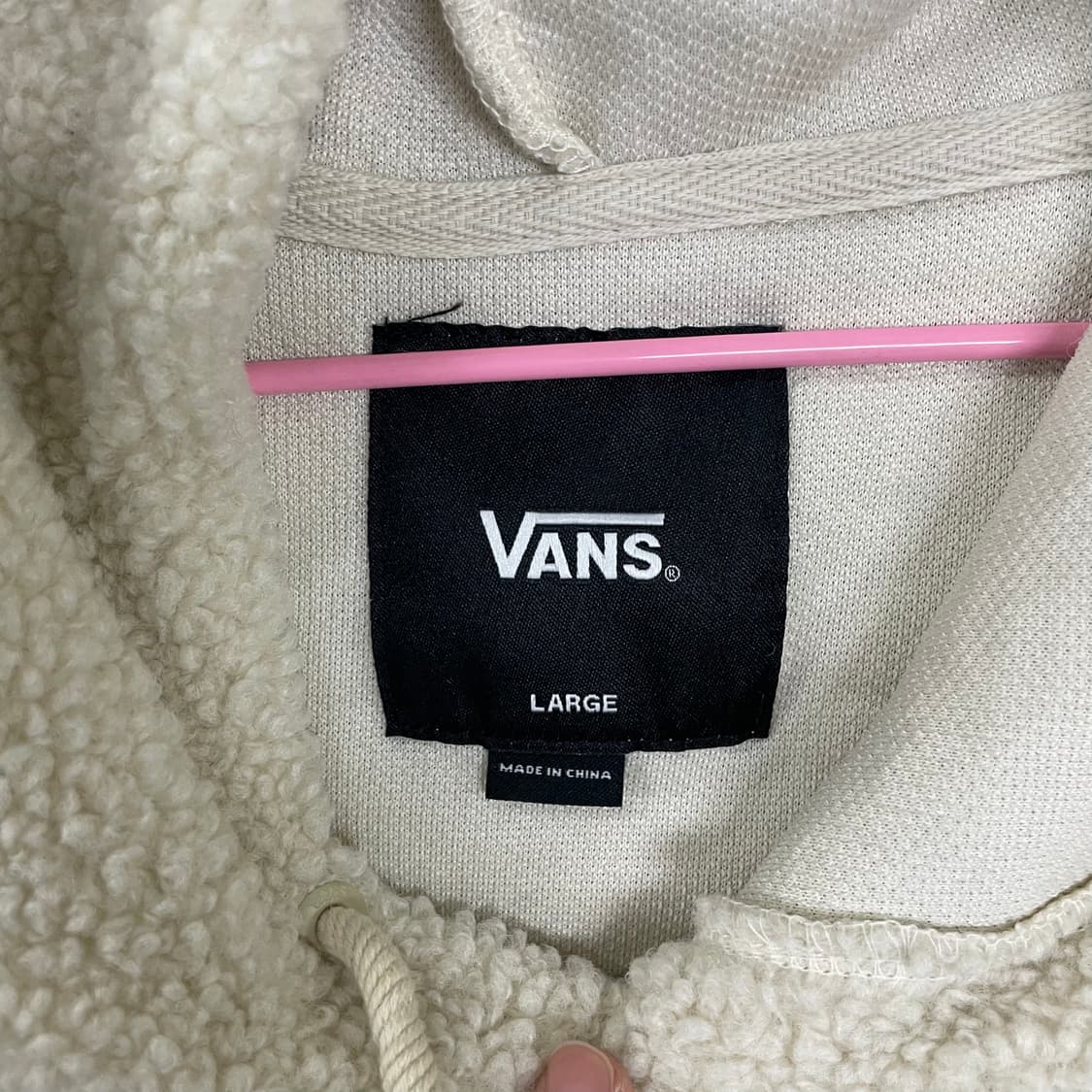 VANS 뽀글이 후드 상품이미지3