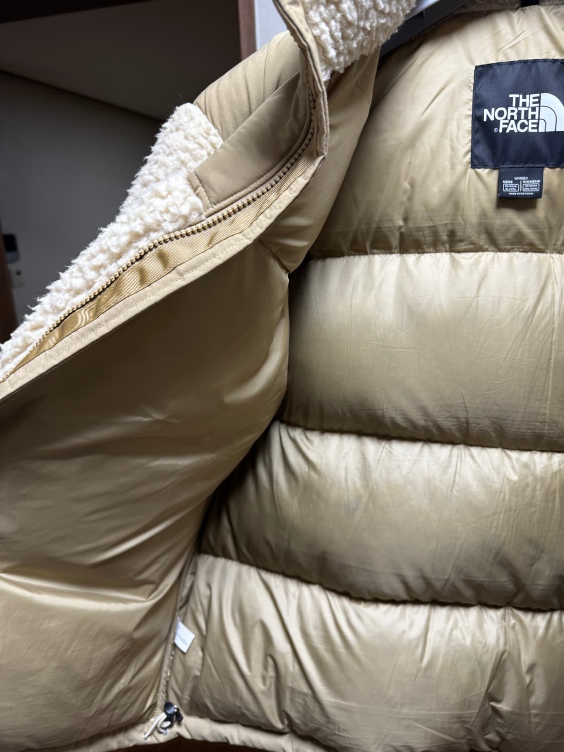 노스페이스 쉐르파 눕시 패딩 샌드 us xl asia xxl 상품이미지6