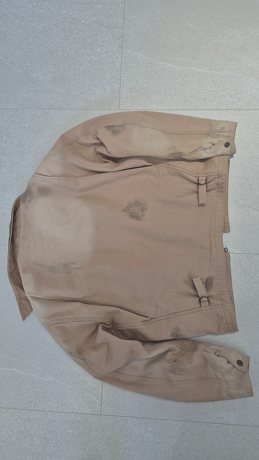 [2]비헤비어 디스트레스드 스포츠자켓 카멜 2사이즈 상품이미지5