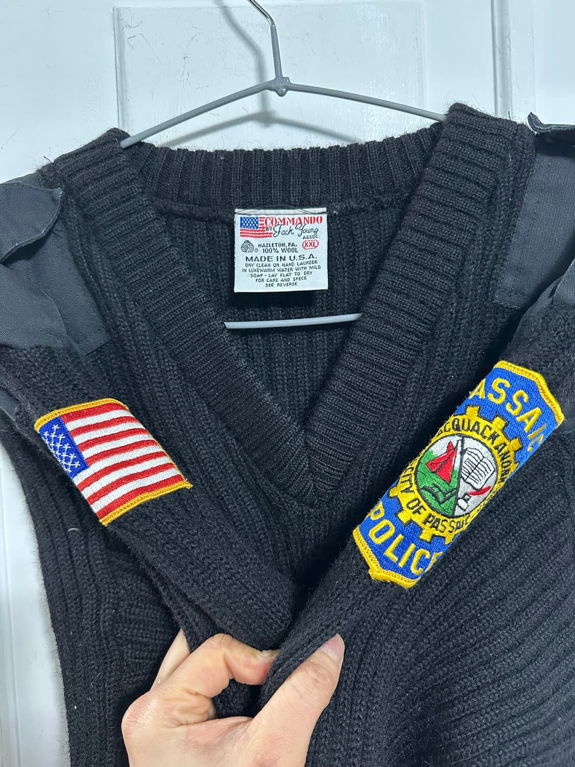 미국 뉴저지 퍼세이크 경찰 코만도 니트 상품이미지3