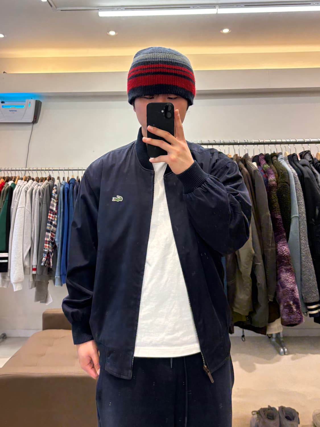 라코스테 리버시블 항공점퍼 상품이미지8