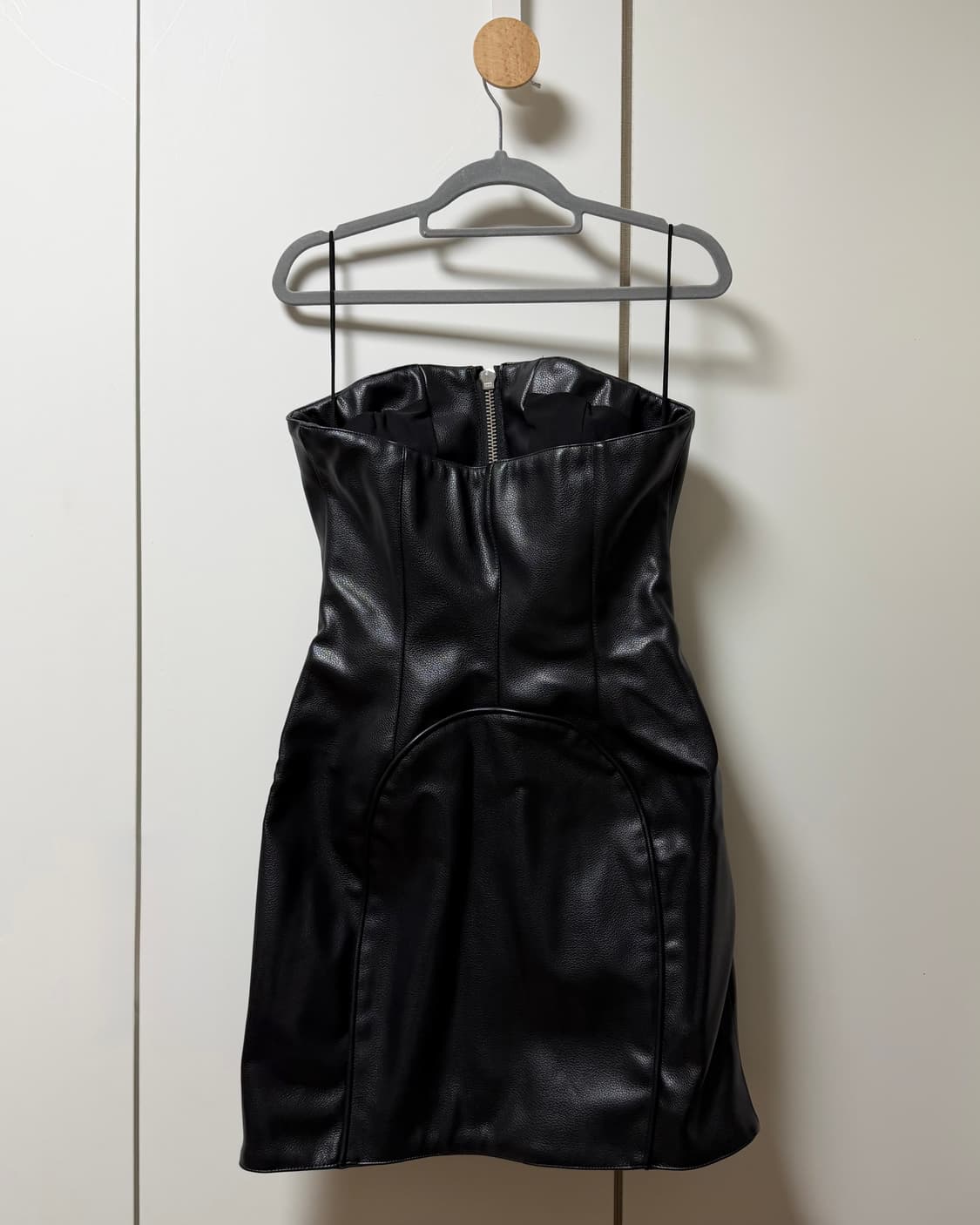 KHY 스트랩리스 미니 드레스 블랙 S (새상품·택있음) 상품이미지3