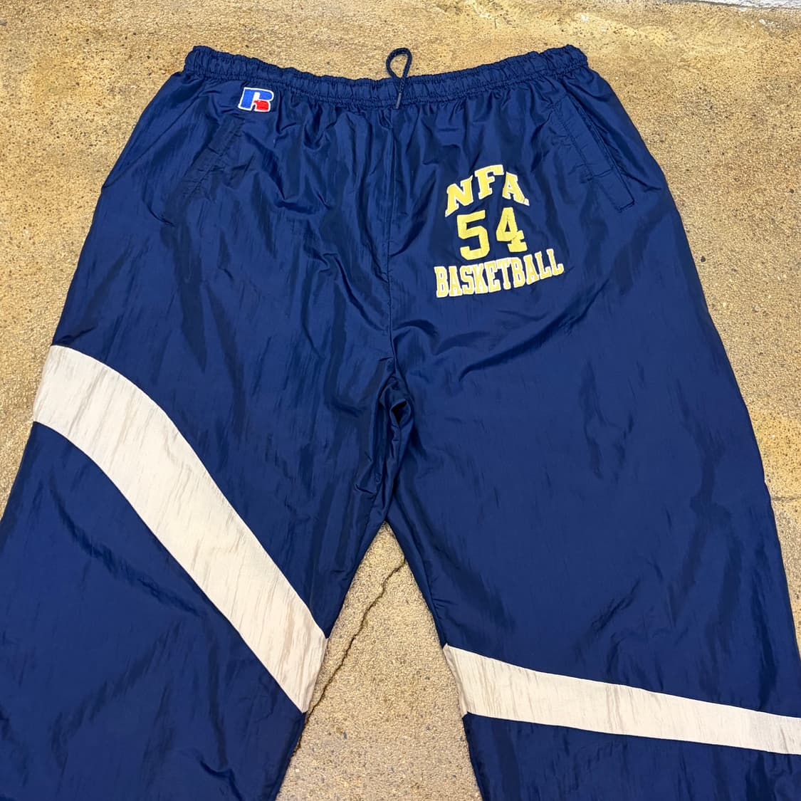 90s Made in USA 빈티지 러셀 츄리닝 바람막이 트레이닝팬츠 상품이미지4