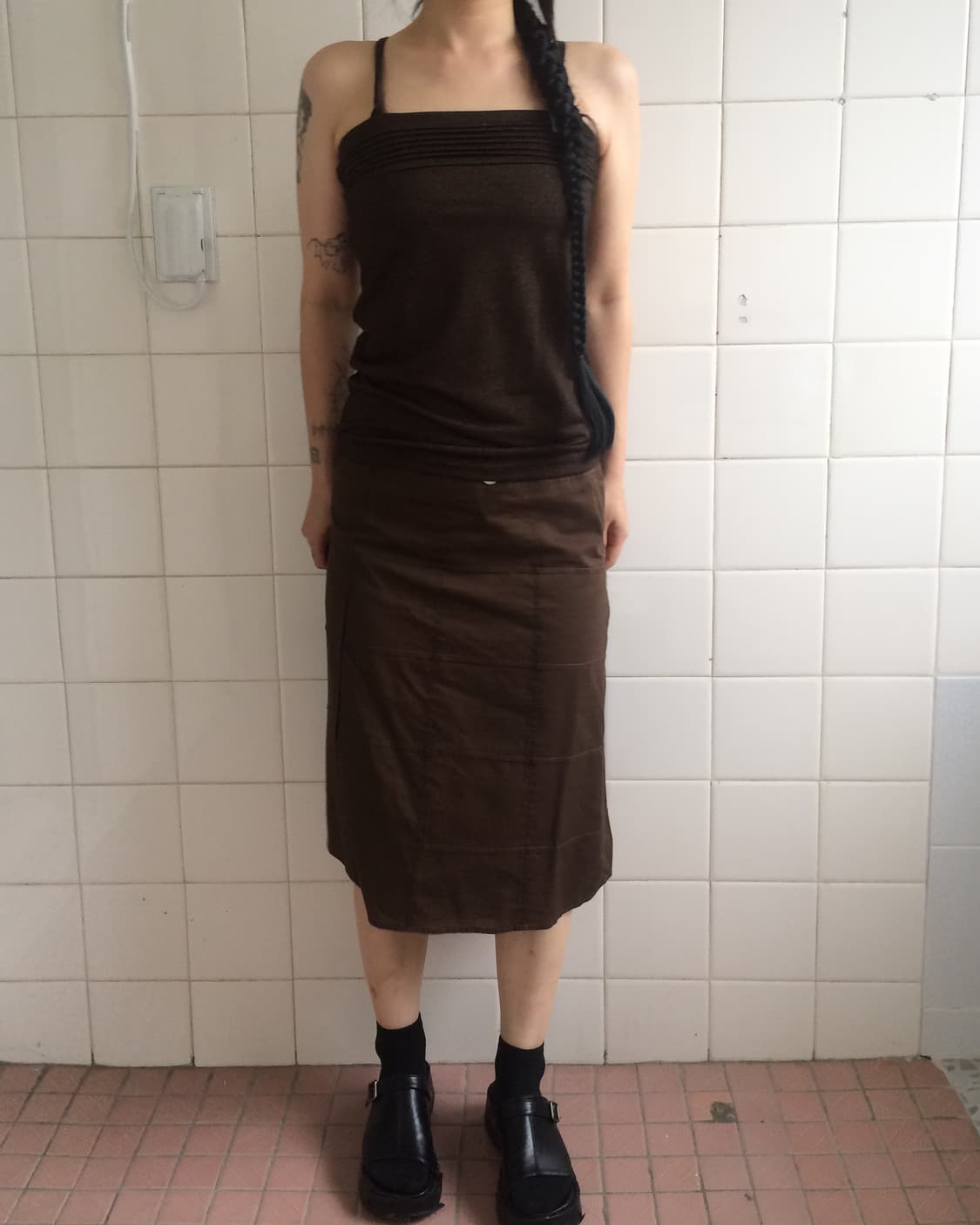 Glitter back x line sleeveless 상품이미지4