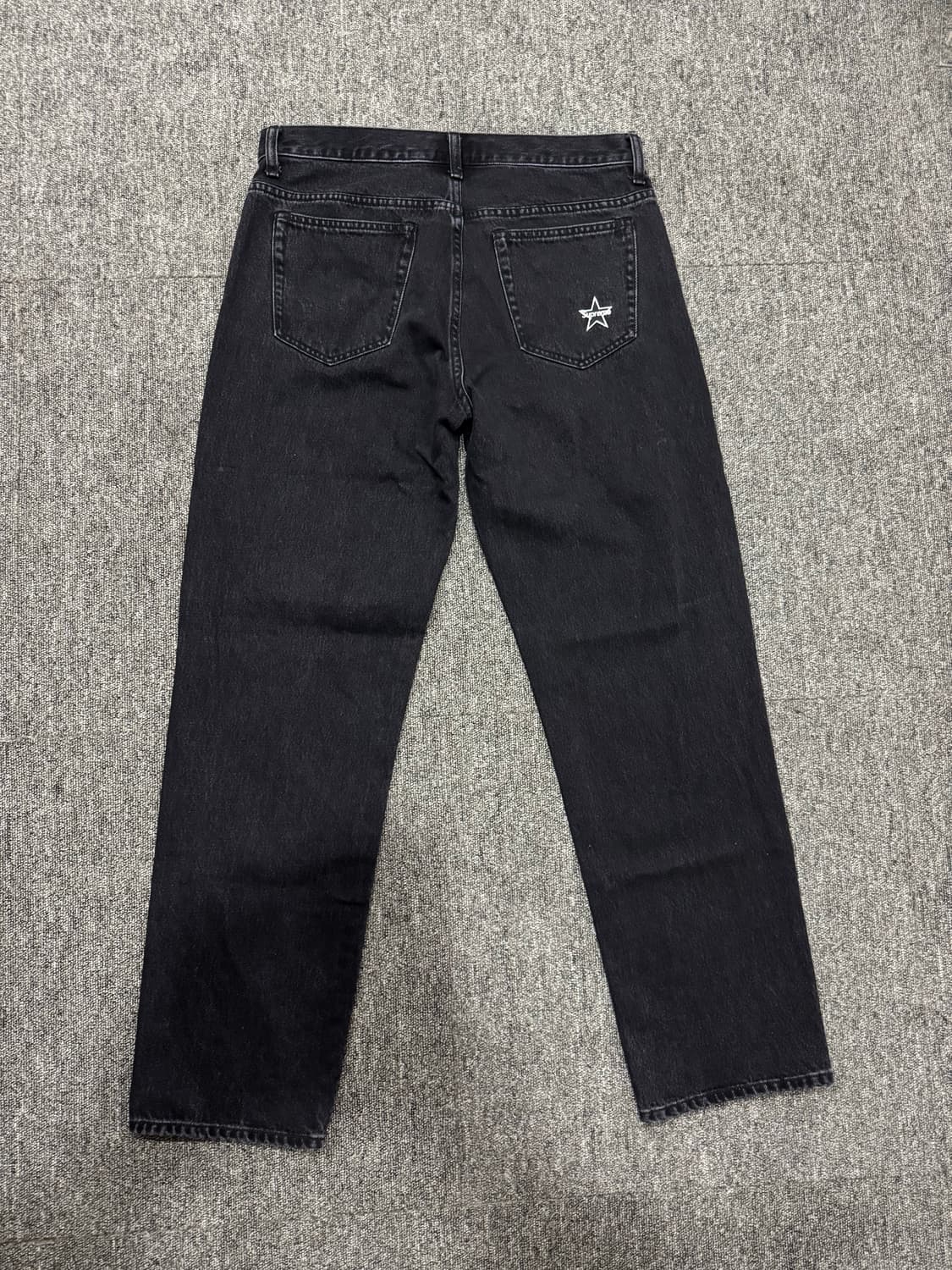  25 FW) 슈프림 블랙워시드 레귤러 데님 32  상품이미지8