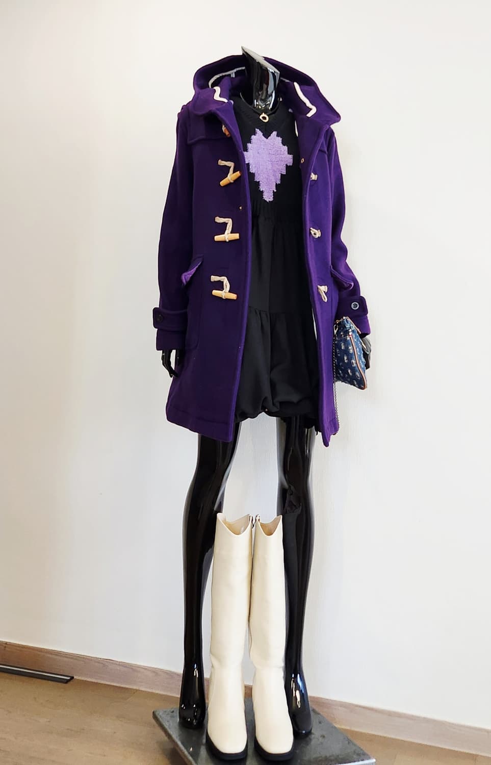 보라색 떡볶이코트  상품이미지2