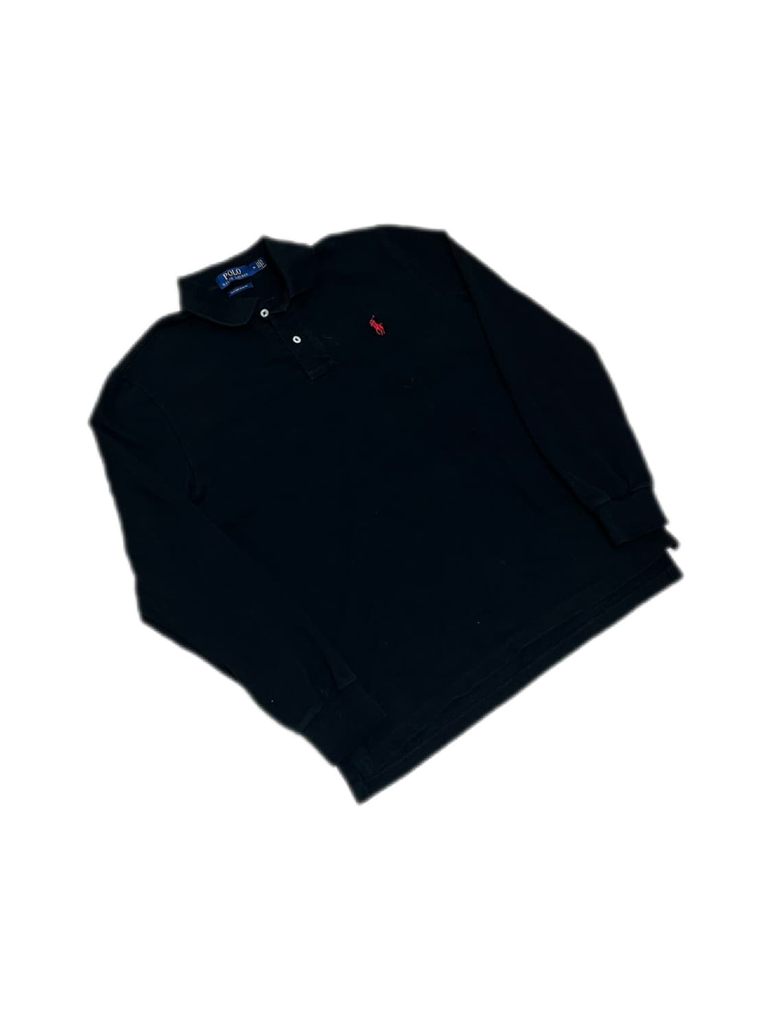 폴로 랄프로렌 블랙 긴팔 카라티 상품이미지1
