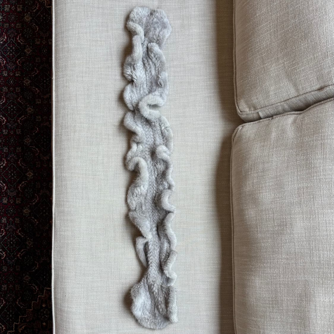 천연 밍크 머플러 그레이 상품이미지5