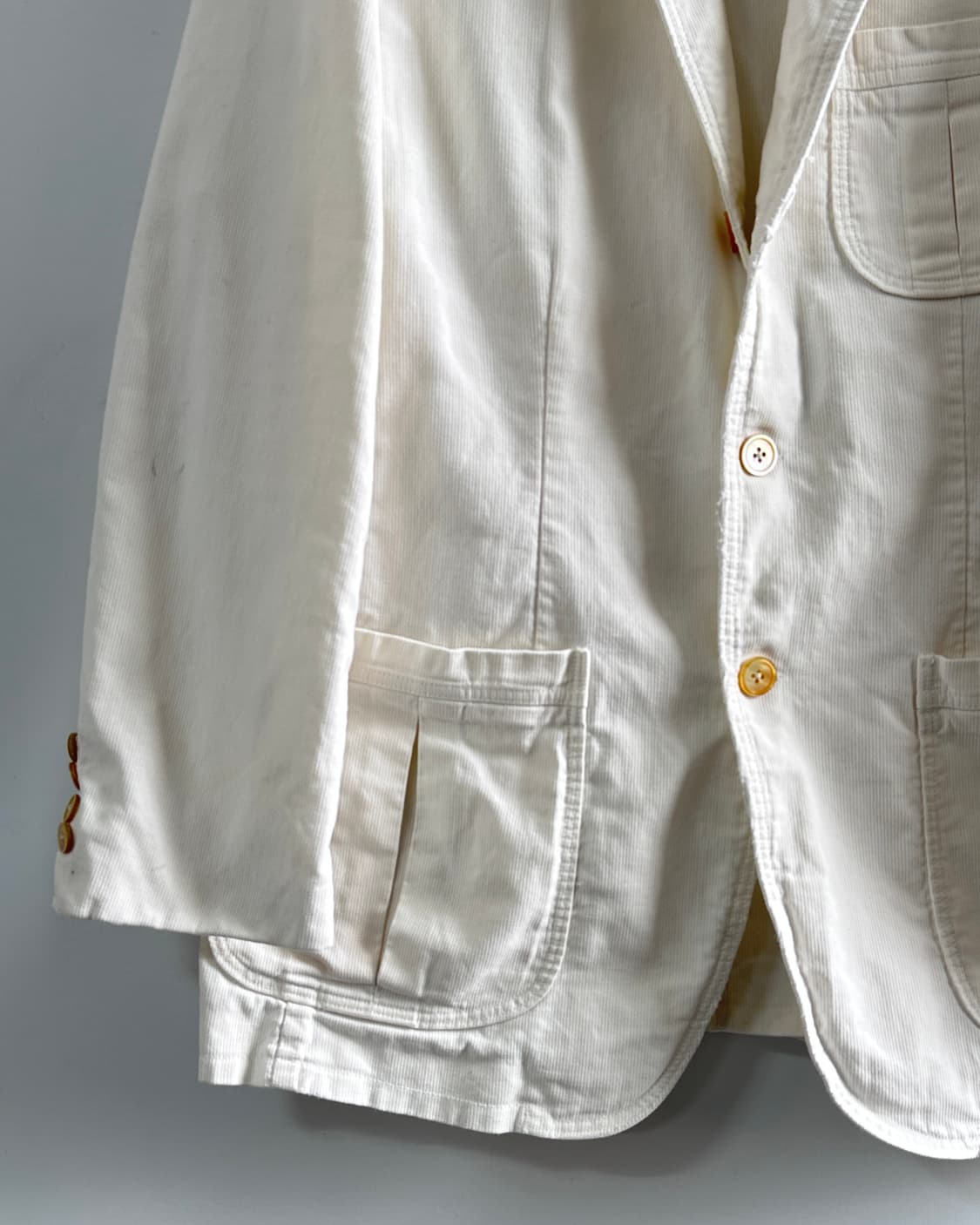 폴로 화이트 코튼 블레이저 자켓 (va.14) 상품이미지3