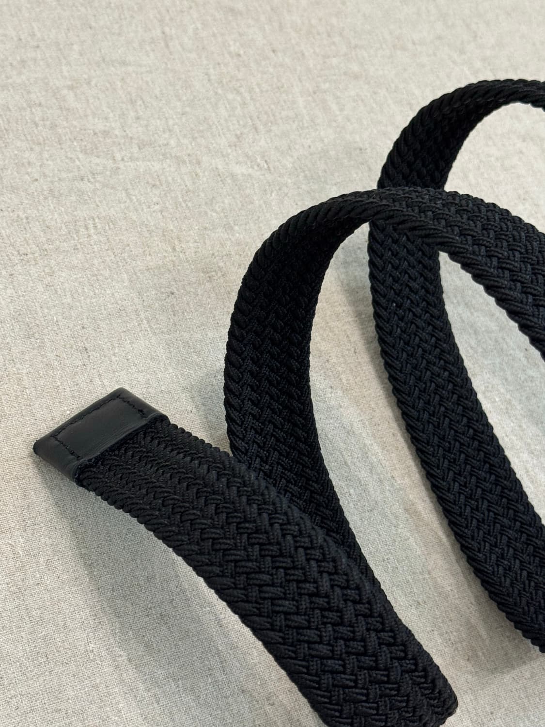 요지야마모토 우븐 레더버클 벨트 상품이미지3