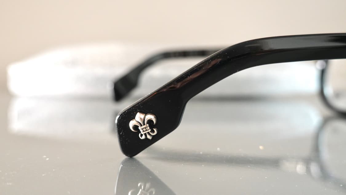 크롬하츠 처프처프, 첩첩A아시안핏 블랙/실버 안경 상품이미지6