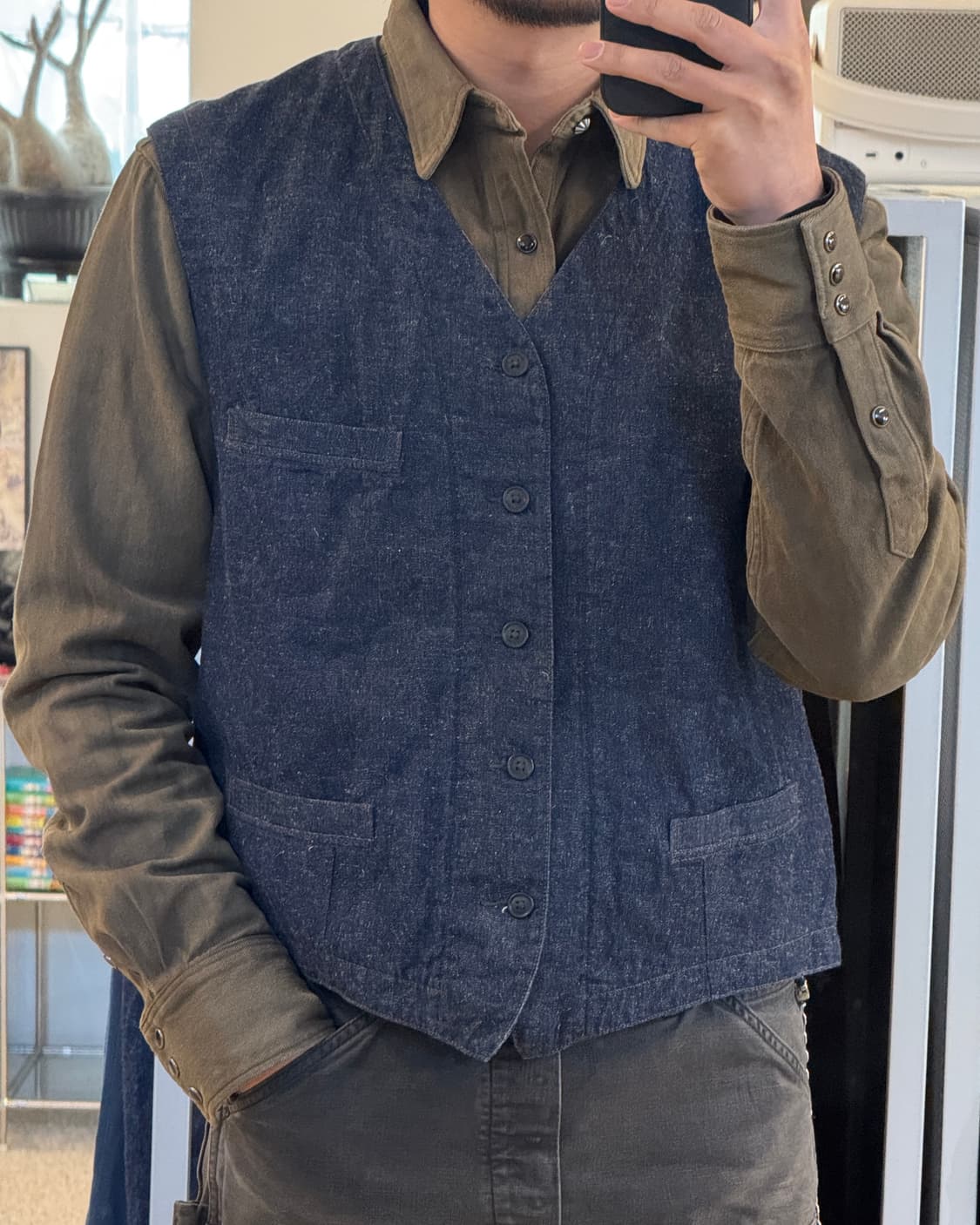 RRL 인디고 넵 워크 베스트 상품이미지4