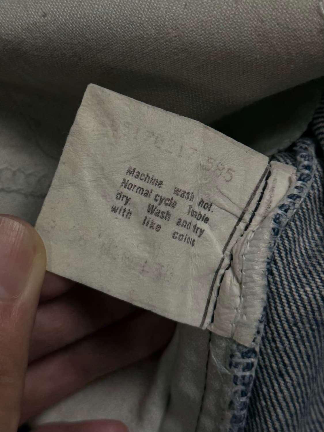 80's USA Made 빈티지 리바이스 517 오렌지탭 부츠컷 상품이미지10