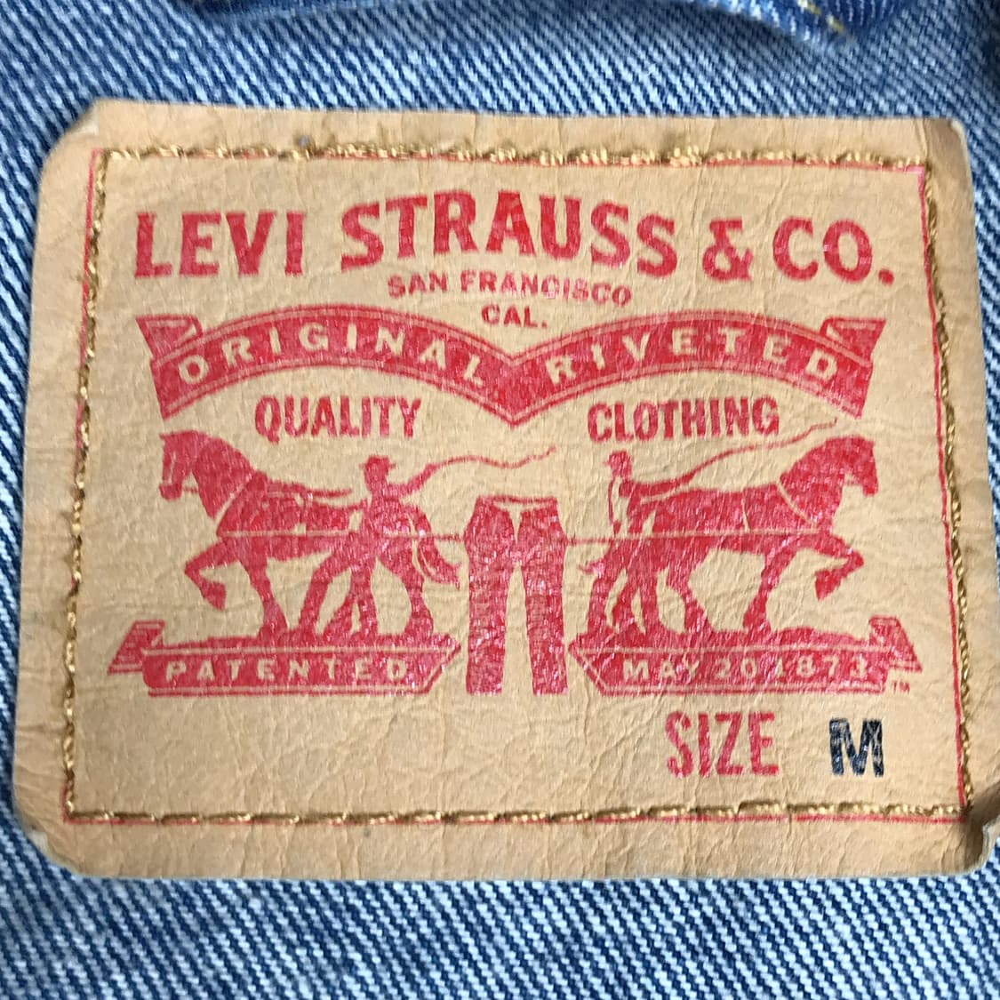 리바이스 Levi's 데님 트러커 자켓 남성M (95) 상품이미지6