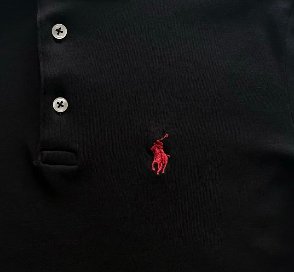 Polo 폴로랄프로렌 피마코튼 블랙 카라티  상품이미지3