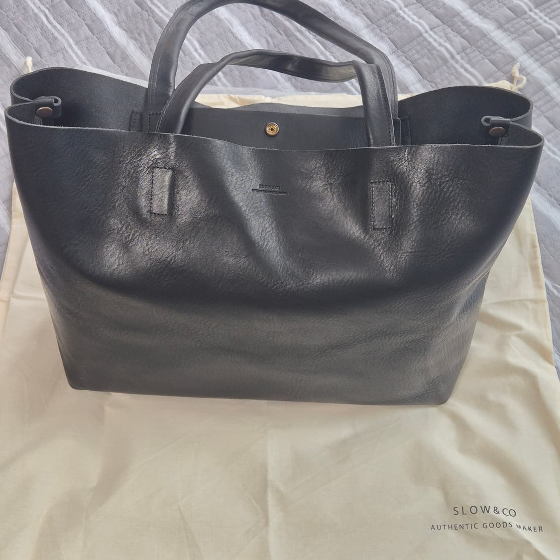 SLOW&CO Bono New Tote Bag [Black] 새상품 상품이미지2