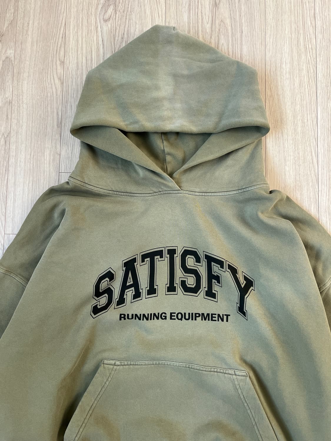 (새상품) 새티스파이 소프트셀 후드 선 블리치드 밀리터리 올리브 상품이미지3