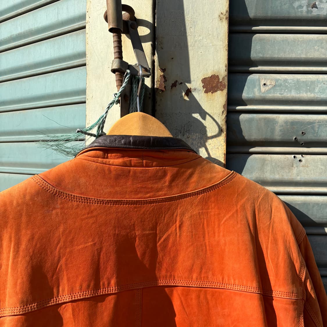 빈티지 오렌지 페이딩 양가죽 필드자켓 상품이미지6