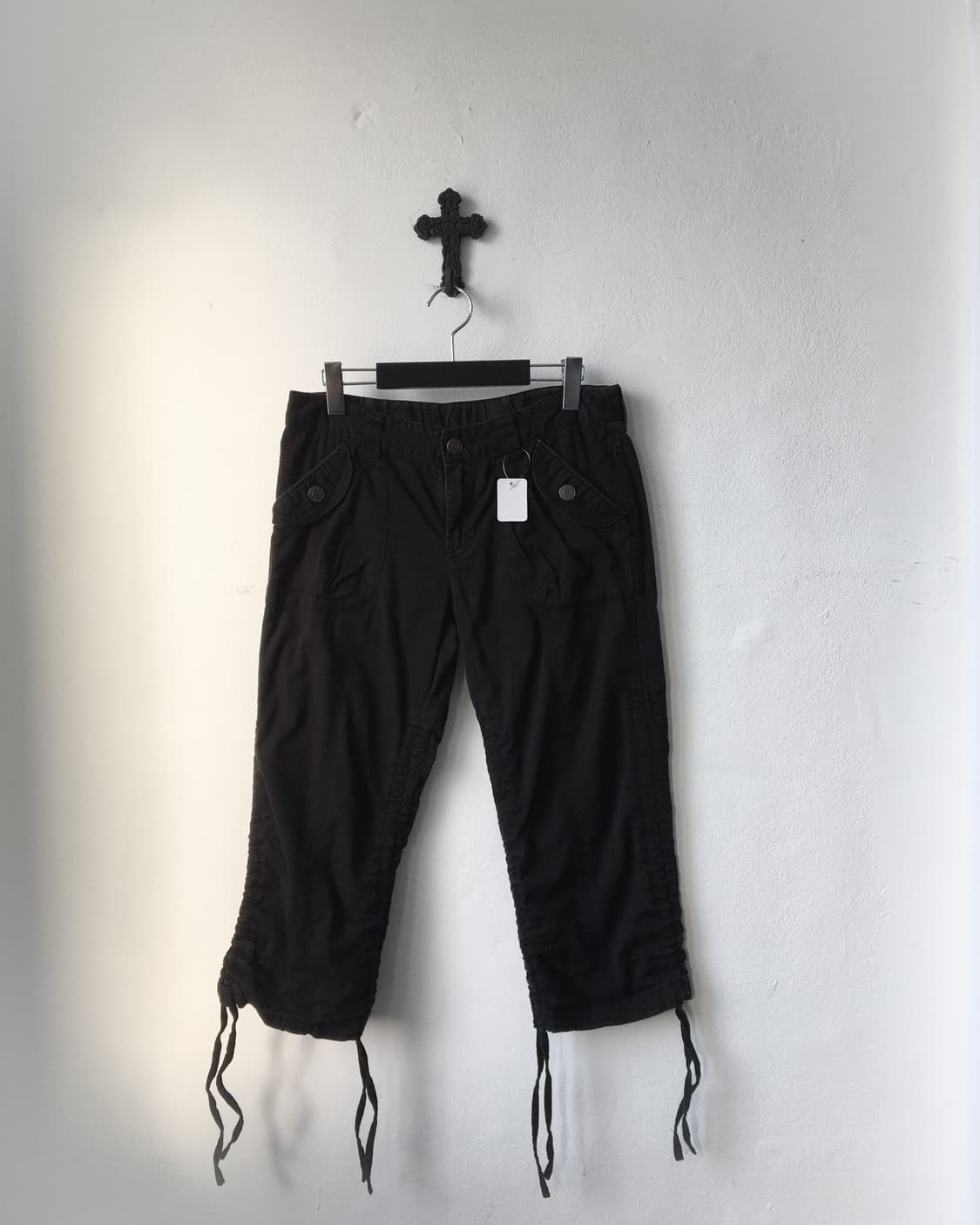 Shirring point capri pants 상품이미지1
